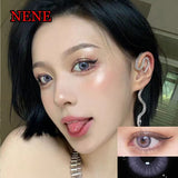 Hotsale Gray Eye Contacts Lens Women Men Color Soft Lenses Anime Accessories