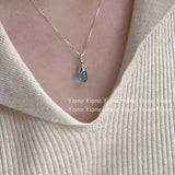 Bowknot Star Moon Pendant Necklaces for Women Simple Clavicle Chain Fashion Jewelry Accessories