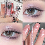 Highlight Eyeshadow Liquid Glitter Sequins Clear Eyeshadow Shiny Long-lasting Waterproof Ballet Style Korean Girl New Eye Makeup