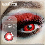 Eyeshare 2Pcs Cosplay Contact Lenses Halloween Color For Eyes Yearly Beautiful Pupil Eye Cosmetic