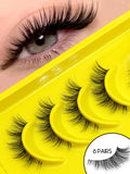 Half Lashes Cat Eye Lashes Soft Natural Clear Band Lashes Natural Look Faux Mink Wispy Mink Eyelashes Makeup