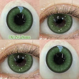 2PCS Blue Cosplay Series Colored Contact Lenses for Eyes With Prescription Cosmetics Pupils Eye Color Lenses Myopia Lens