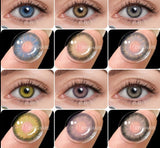 1 Pair Color Contact Lenses for Eyes Natural Brown Lenses Beauty Fashion Monet lense Blue Lenses Green Eye Contact