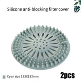 Sewer filter hair floor drain bathroom anti hair kitchen toilet bathroom cover magic tool sink anti clogging