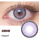 Hotsale Gray Eye Contacts Lens Women Men Color Soft Lenses Anime Accessories Nene Violet