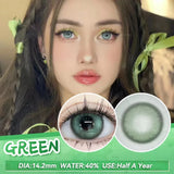 2PCS New Gray Prescription Contact Lenses Fashion Pupils Cosmetics Eye Color Lenses Myopia Colored Contact Lenses Brown