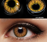 1 Pair Colored Contact Lenses for Eyes Natural Brown Lenses Beauty Fashion Red Lense Blue Lenses Green Eye Contacts
