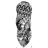 Full-arm Tattoo Stickers With The Crown Of The Virgin Of Jesus And Lion Waterproof Tattoo Stickers