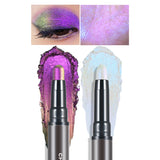 2 In 1 Multichrome Eyeshadow Sticks High Pigmented Glitter Eyeshadow Waterproof Eye Shadow Pen Metallic Makeup 6 Color