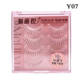 Korean U-shaped Individual False Eyelashes Lash Extension Noglue Idol Lashes Natural Comic Eye Lash Clusters Makeup Cosplay