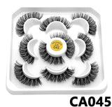 Lashes DD Curl 10-23mm Russian Lashes 3D Mink Eyelashes Reusable Fluffy Russian Strip Lashes eyelashes extensions