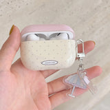 Simple Style Girl Silicone Case For AirPods1 2 For AirPods 3 For AirPods Pro Earphone Accessories Cute Pink Umbrella Dog Pendant
