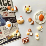 11pcs Miniature Mini Egg Fridge Magnet Home Decoration Photo Message Fixed Magnet