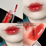 Lip Gloss Long-lasting Moisturizing Easy Halo-dyeing Waterproof Mirror Water Glass Lip Gloss Transparent Color Cosmetics