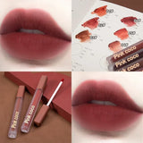 6 Colors Velvet Matte Lipgloss Waterproof Long Lasting Sexy Non-Stick Cup Lip Glaze Makeup Beauty Lips Cheek Rouge Tint Cosmetic
