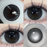 1 Pair(2pcs) Brown Beauty Colored Contact Lenses for Eyes Purple Halloween Lens Big Eye Lens Natural Look Gray Blue Lens