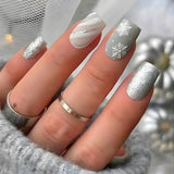 24Pcs Short Solid Color Wine Red Fake Nail Tips with Glue Glitter Square/round Head False Nails Wearable Ballet Press on Nails