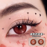 1 Pair/2pcs Vampire Lenses Sick Mary Red Cosplay Contact Lenses for Eyes Anime Colored Eye Lenses for Myopia Yearly Use