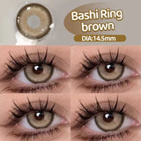 New 1Pair Fashion Big Lenses Myopia Colored Contact Lenses for Eyes Beauty Blue Eyes Lenses Green Pupils Brown Grey Lens
