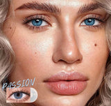 1 Pair Colorcon Colored Contact Lenses for Eyes Blue Lenses Green Eye Lenses Gray Lenses Natural Lenses Dark Lenses