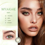 EYESHARE 1Pair Natural Color Contact Lenses for Eyes Gray Contact Lens Yearly Blue Contact Lens Cosmetic Colored Eye Contacts