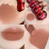 Waterproof Velvet Lipstick Easy To Wear Longstay Lip Stick Lasting Matte Nude Lip Glaze Non-stick Woman Makeup Lip Tint Cosmetic