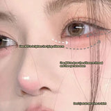 Glitter Silver Lying Silkworm Pen Color Natural Brightening Eye Shadow Pencil Shimmer Glue Eyeliner Waterproof Korean Makeup