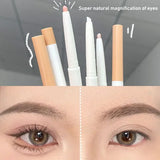 Glitter Silver Lying Silkworm Pen Color Natural Brightening Eye Shadow Pencil Shimmer Glue Eyeliner Waterproof Korean Makeup