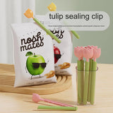 Tulip Shape Magnetic Sealing Clip Sealer Refrigerator Food Bag Clip Moisture-proof Fresh-keeping Clip Milk Powder Snack Clip