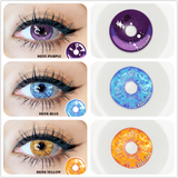 Contact Case Color Contact Lenses For Eyes Cosplay Colored Lenses Blue Lens Case Contact Lens With Contact Box