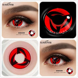 EYESHARE Colored Contact Lenses for Eyes Annual Color Lens Eyes 2pcs Eye Anime Contacts Cosplay Colored Contact Lenses for Eyes