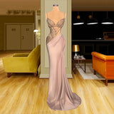 Pink Graceful Prom Dresses Floor Length Evening Robes For Formal Party Spaghetti Straps Gowns Vestidos De Gala Customized 2025