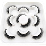 Lashes DD Curl 10-23mm Russian Lashes 3D Mink Eyelashes Reusable Fluffy Russian Strip Lashes eyelashes extensions
