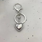 Photo Frame Heart Locket Keychains y2k Handmade Heart-Shaped Small Box Fairy tale Keyring Gift for her