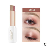 Professional 2 In 1 Double Color Gradient Velvet Eye Shadow Stick Lazy Makeup Waterproof Lasting Shimmer Metallic Eyeshadow