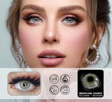 1 Pair Color Contact Lenses for Eyes Natural Brown Lenses Beauty Fashion Monet Lense Blue Lenses Green Eye Contact