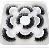 Lashes DD Curl 10-23mm Russian Lashes 3D Mink Eyelashes Reusable Fluffy Russian Strip Lashes eyelashes extensions