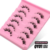 Cat Eye Lashes Faux Mink Eyelashes  Fake Lashes Natural Look Wispy Winged End Eye Elongated Eyelashes
