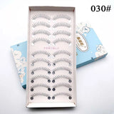 Korean U-shaped Individual False Eyelashes Lash Extension Noglue Idol Lashes Natural Comic Eye Lash Clusters Makeup Cosplay