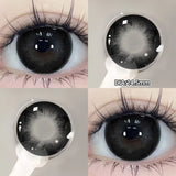 1 Pair(2pcs) Brown Beauty Colored Contact Lenses for Eyes Purple Halloween Lens Big Eye Lens Natural Look Gray Blue Lens
