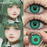 EYESHARE 1 Pair Fashion Pink Cosplay Anime Lenses Color Contact Lenses for Eyes Cosmetics Purple Lenses Yearly Eye Contact Lens