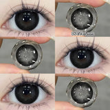 1 pair New Purple Halloween Colored Contact Lenses Beauty Myopia Lens for Eyes Fashion Big Eye Lenses Natural Blue Lenes