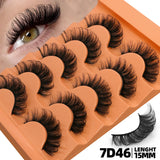 Fluffy lashes 3D Faux Mink Lashes Natural False Eyelashes Dramatic Soft Volume Lashes Eyelash Extension Makeup