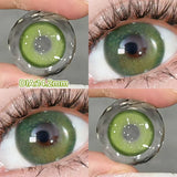 2PCS Blue Cosplay Series Colored Contact Lenses for Eyes With Prescription Cosmetics Pupils Eye Color Lenses Myopia Lens