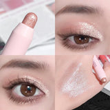 Flash Pearl Eyeshadow Pencil Waterproof Fine Flash Eye Highlighter Lasting Silkworm Eyeliner White Silver Brightening Pen Makeup