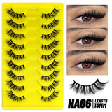 Half Fake Eyelashes Half Lashes Soft Natural Cat Eye Lashes Natural Look nvisible Band Eyeashe Fluffy Eyelashes