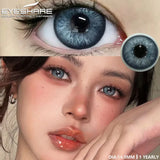 Eyeshare 1Pair New Colored Contacts Lenses For Eyes Blue Green Yearly Brown Lens Fashion Gray Pupils