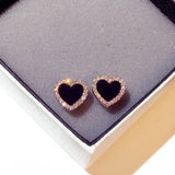 Quality Cute Heart Earrings For Women Jewelry Female Stud Earring Female Party Accessories Charm Princess