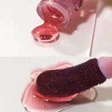 Glass Lip Oil Purple Jelly Violet Transparent Plumper Lip Gloss Makeup Nutritious Liquid Lipstick Brush Lip Care