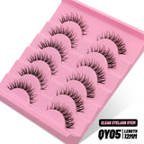 Cat Eye Lashes Faux Mink Eyelashes  Fake Lashes Natural Look Wispy Winged End Eye Elongated Eyelashes